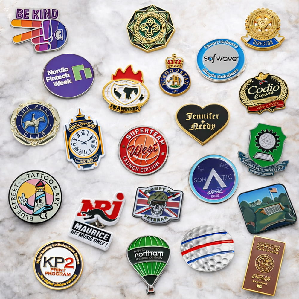 custom label Soft Enamel Pins